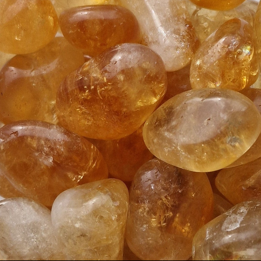Group of Citrine Tumblestones
