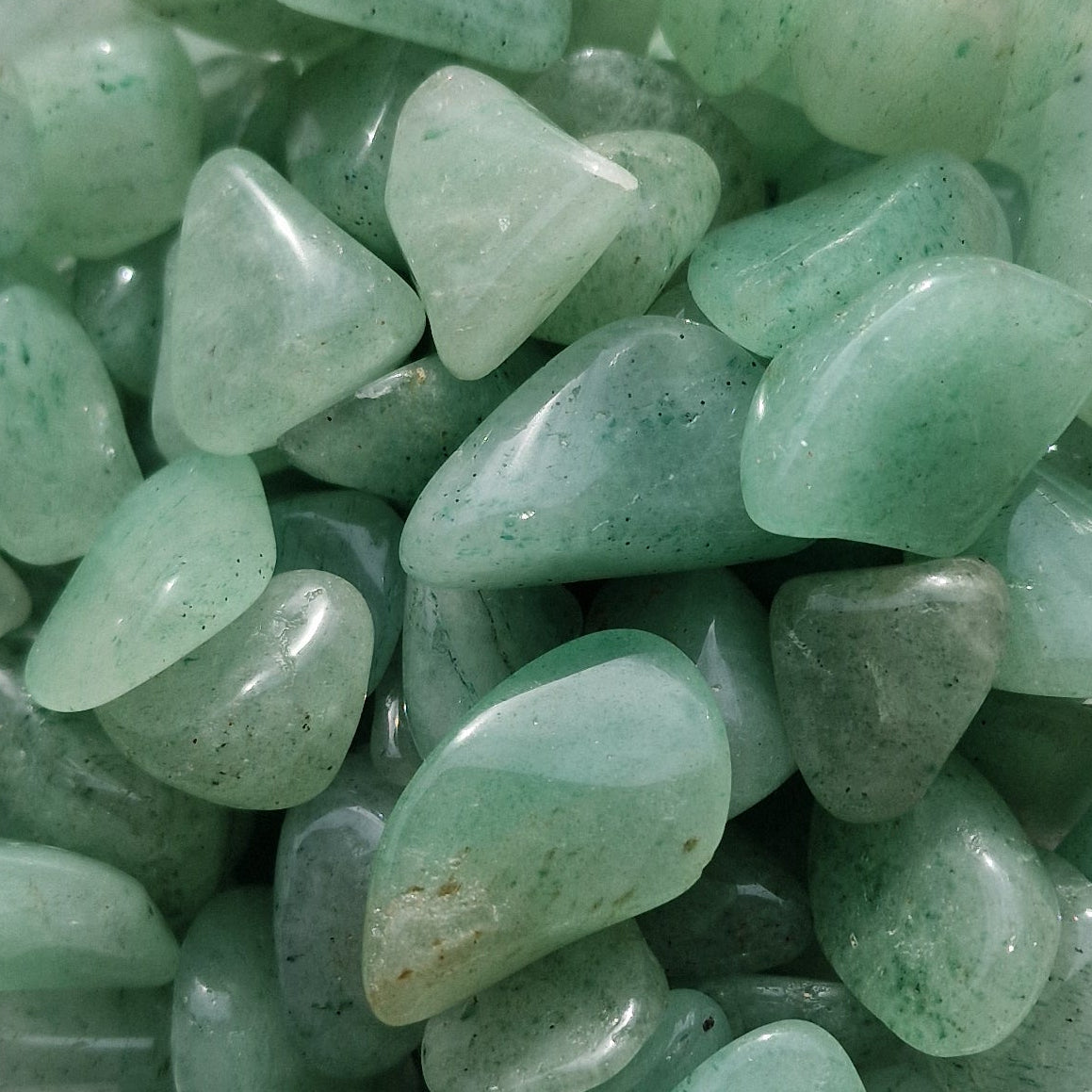 Group of  Green Aventurine Tumblestones
