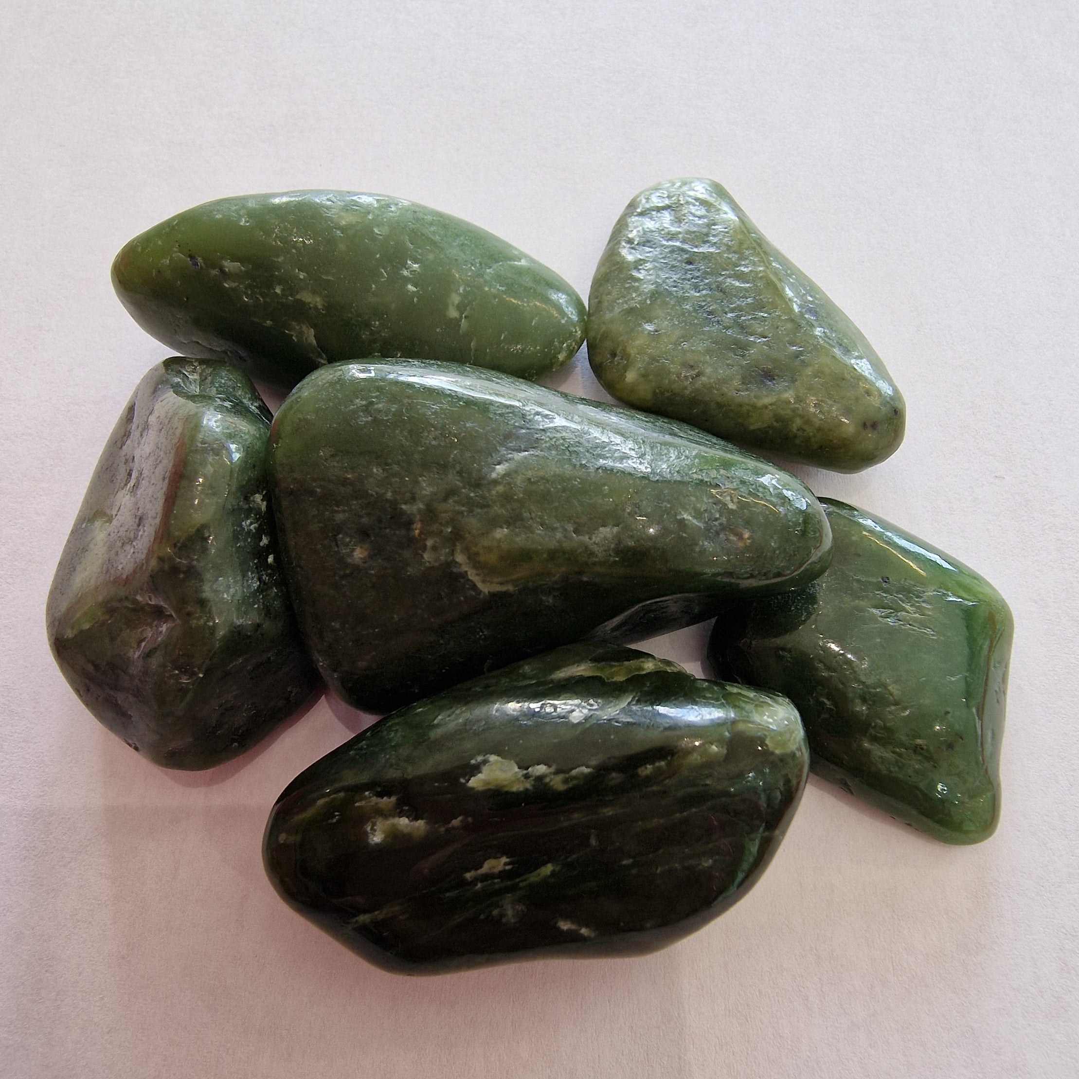 Group of Jade Nephrite Tumblestones