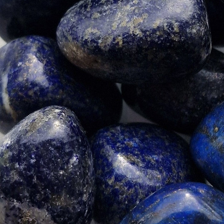 Blue Lapis Lazuli tumblestone group