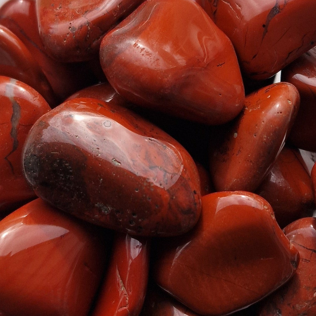 Group of Red Jasper Tumblestones 